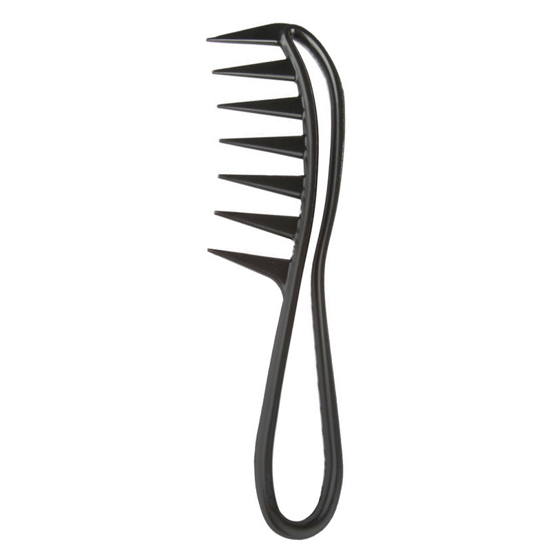 Wide Tooth Shark Comb for Curly & Thick Hair black by HitMyNeed
