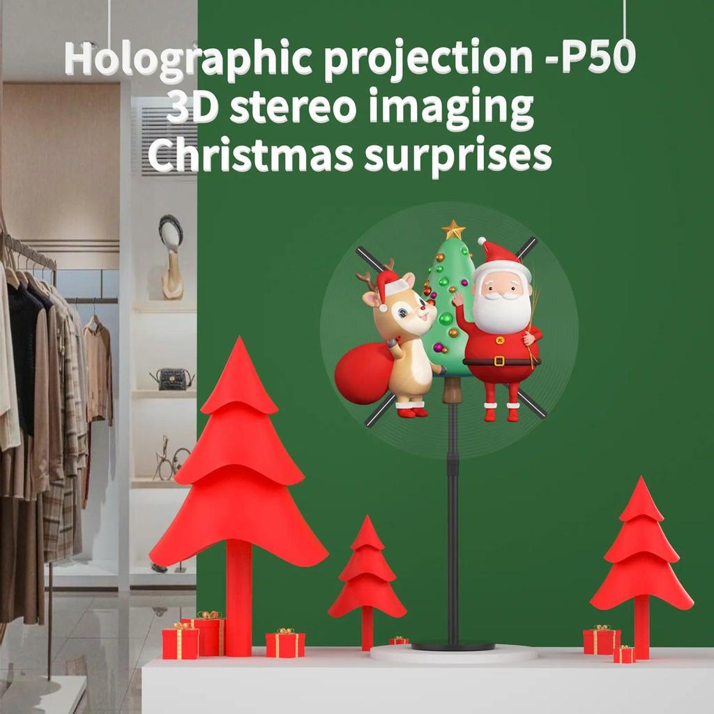 WiFi 3D Holographic Fan LED Advertising Display by HitMyNeed