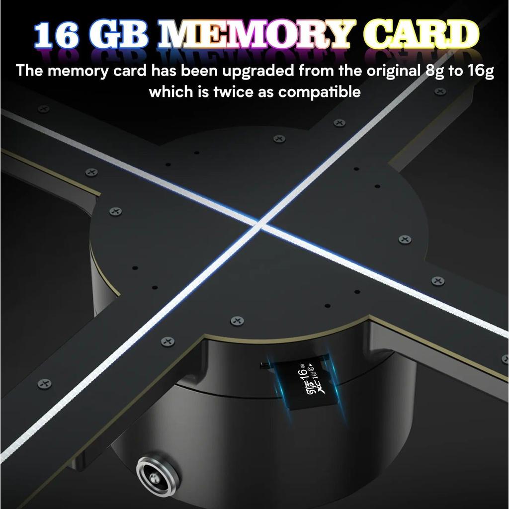 WiFi 3D Holographic Fan LED Advertising Display by HitMyNeed