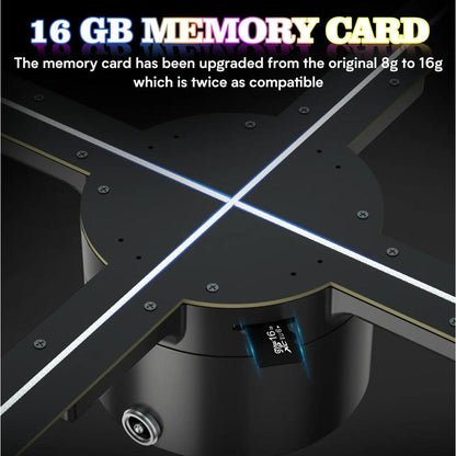 WiFi 3D Holographic Fan LED Advertising Display by HitMyNeed
