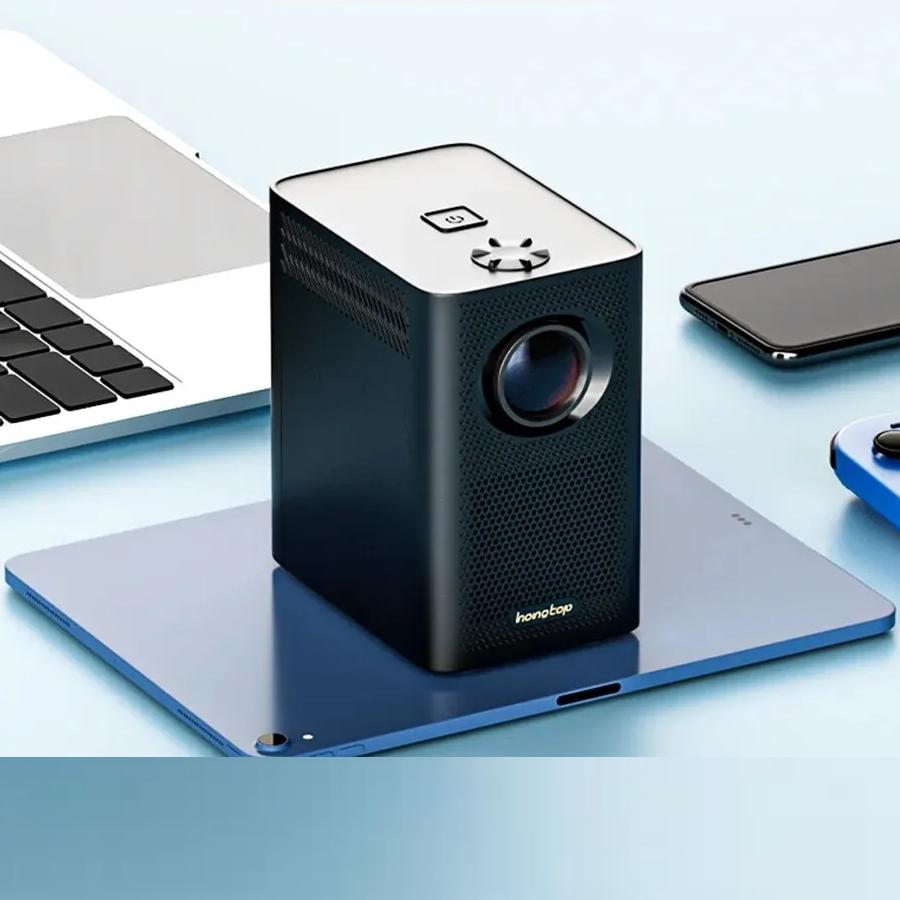 WiFi 4K Smart Portable Projector with Bluetooth by HitMyNeed