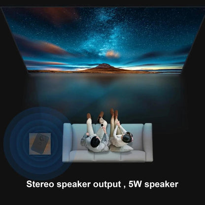 WiFi 4K Smart Portable Projector with Bluetooth by HitMyNeed