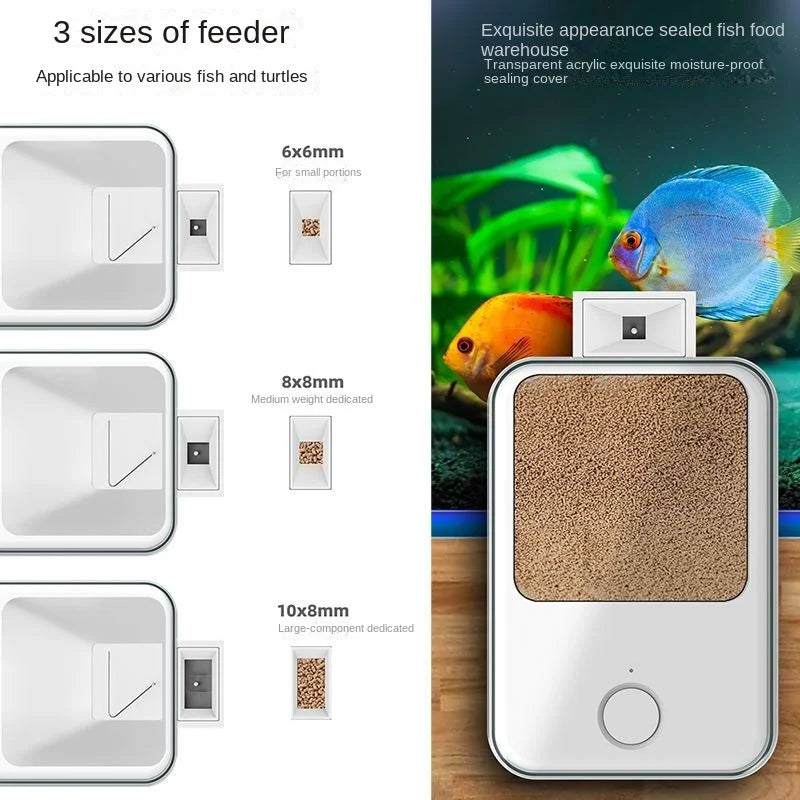 WiFi Automatic Aquarium Fish Feeder with App Control by HitMyNeed