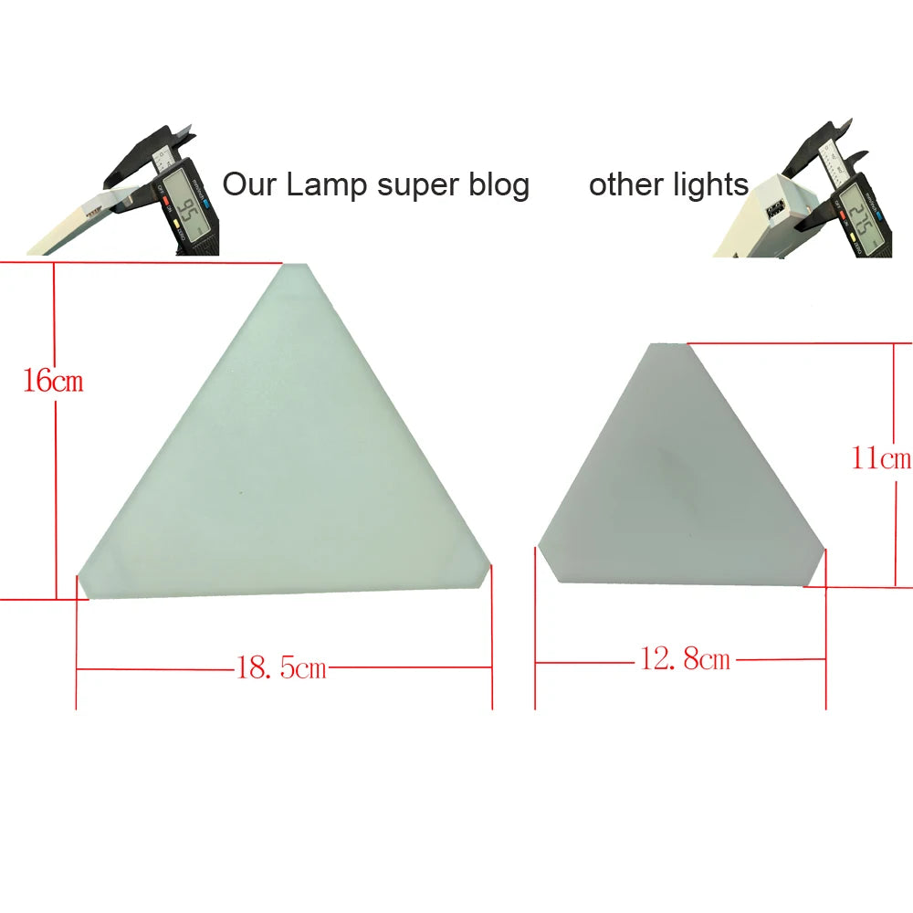 WiFi Bluetooth LED Triangle Wall Light Panels by HitMyNeed