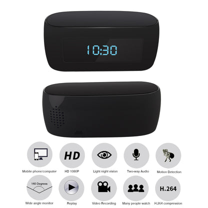WiFi Hidden Spy Camera Clock with Night Vision by HitMyNeed