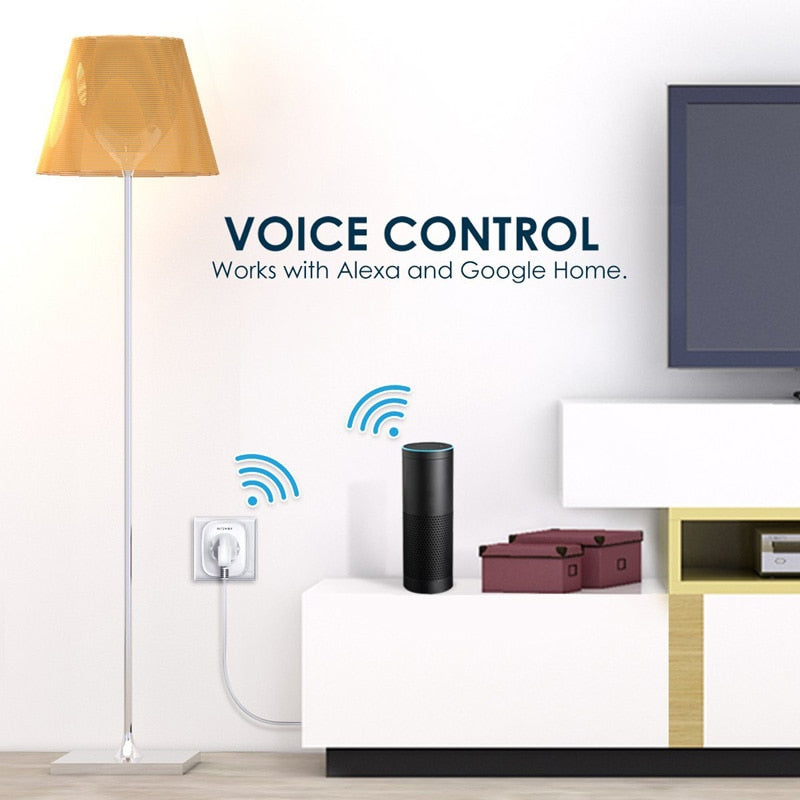 WiFi Smart Plug 16A with App & Voice Control by HitMyNeed