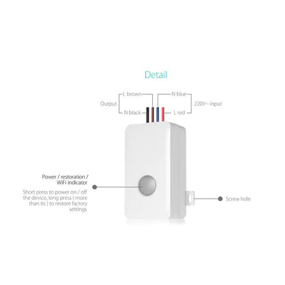 WiFi Smart Switch App Box with Remote Control by HitMyNeed