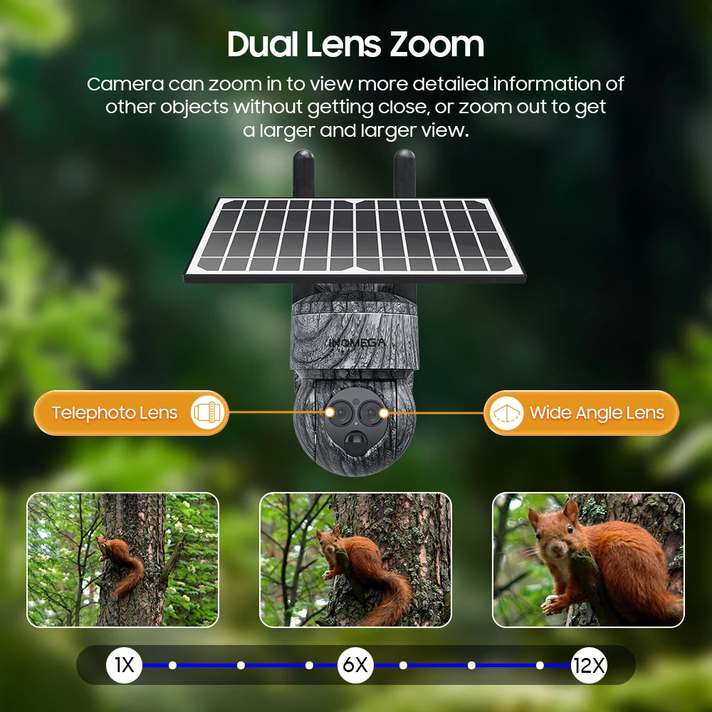 WiFi Solar Outdoor Security Camera for Farm & Forest by HitMyNeed