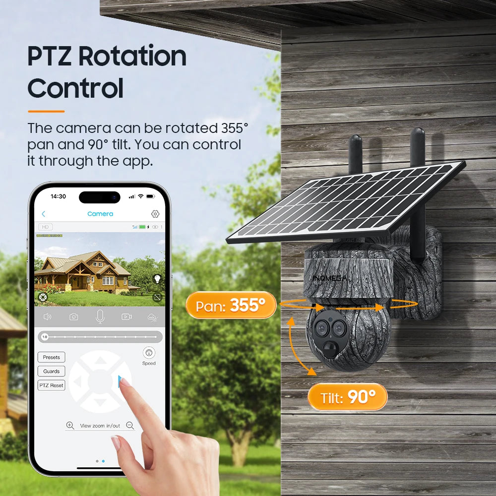 WiFi Solar Outdoor Security Camera for Farm & Forest by HitMyNeed