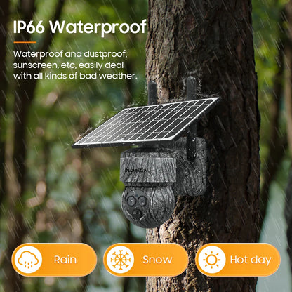 WiFi Solar Outdoor Security Camera for Farm & Forest by HitMyNeed