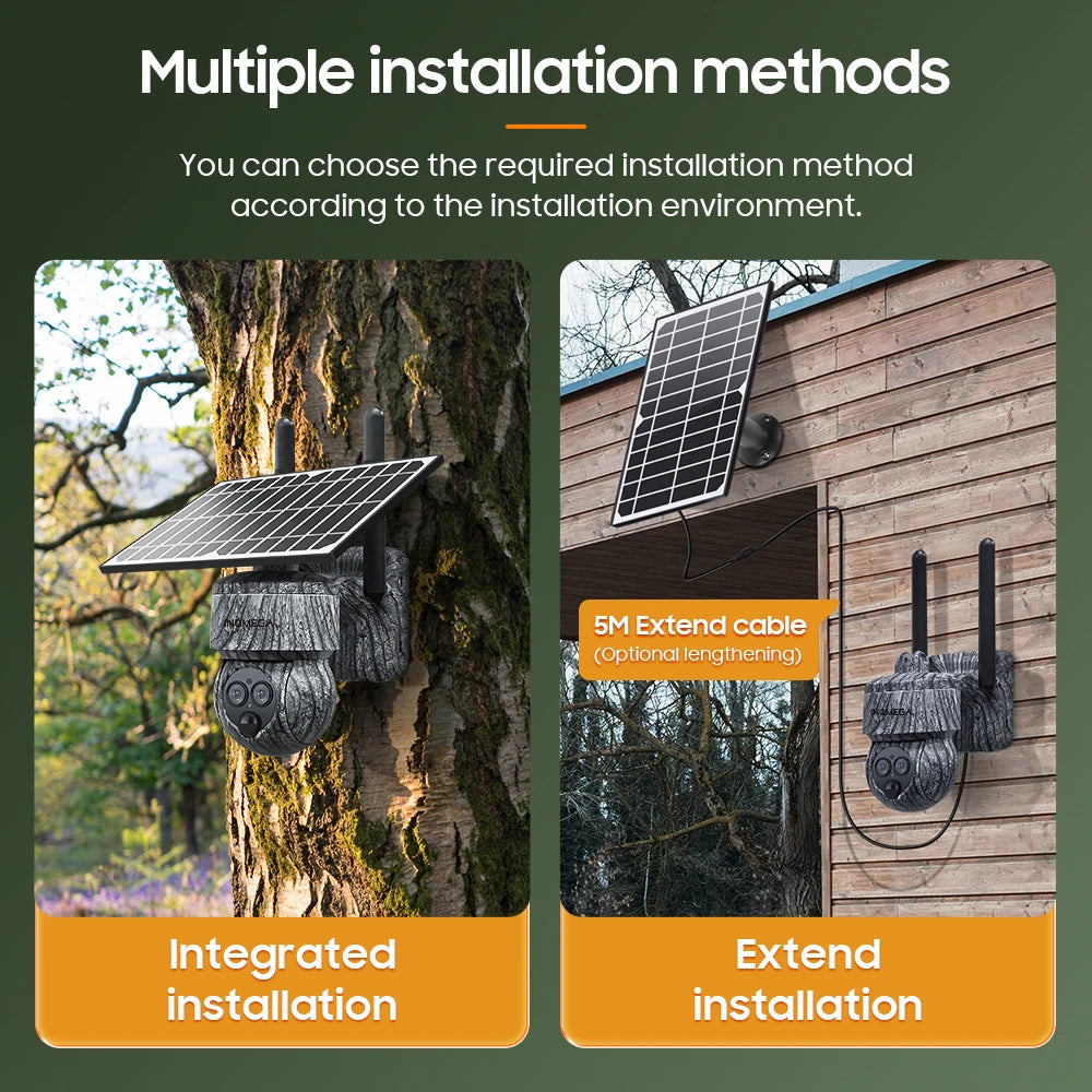 WiFi Solar Outdoor Security Camera for Farm & Forest by HitMyNeed