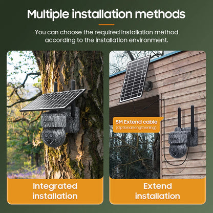 WiFi Solar Outdoor Security Camera for Farm & Forest by HitMyNeed