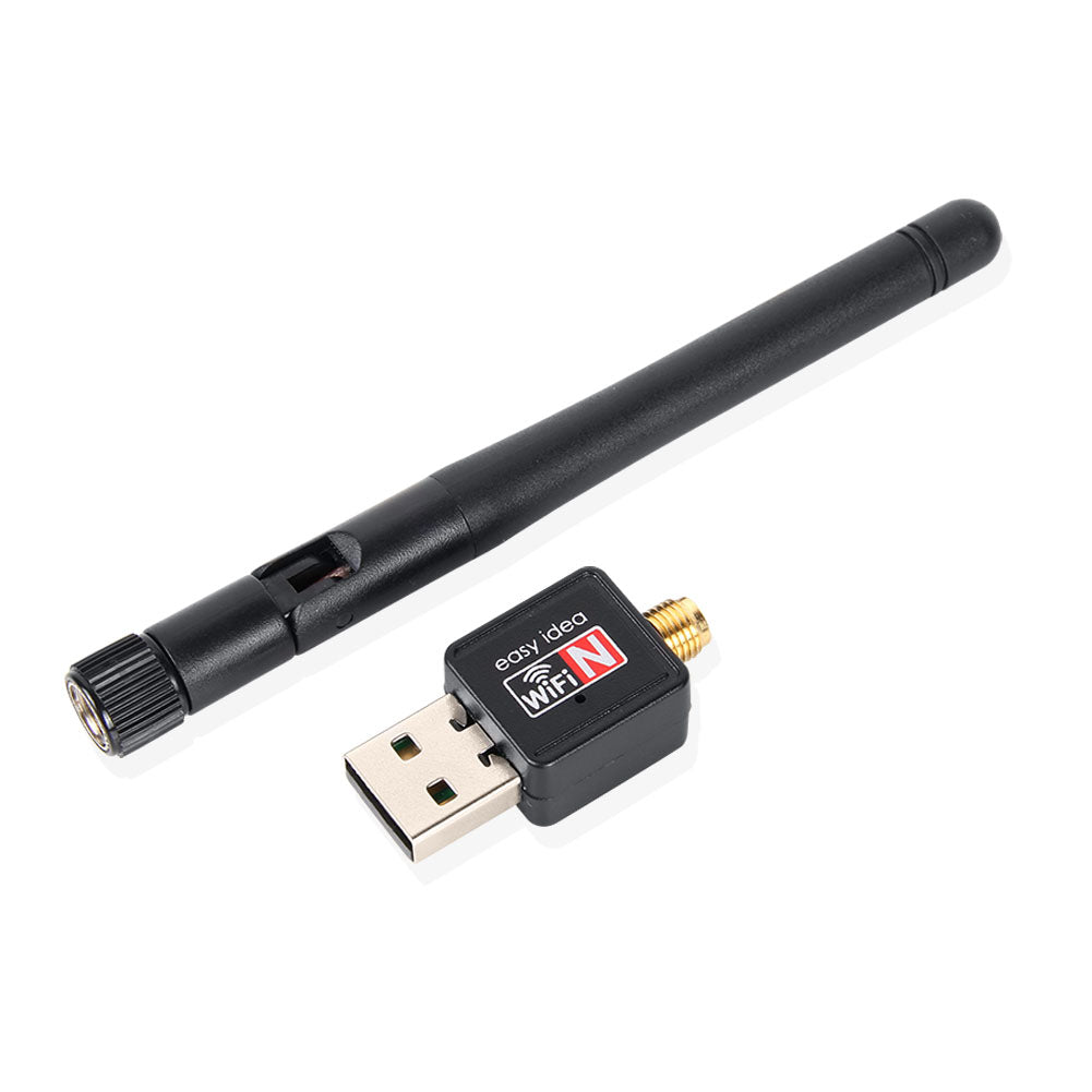 WiFi Wireless USB Adapter 15 Mbps 2.4G (Black) by HitMyNeed