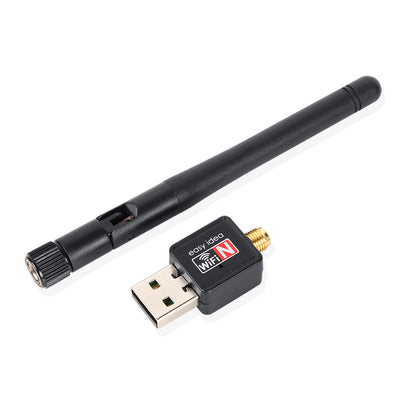 WiFi Wireless USB Adapter 15 Mbps 2.4G (Black) by HitMyNeed