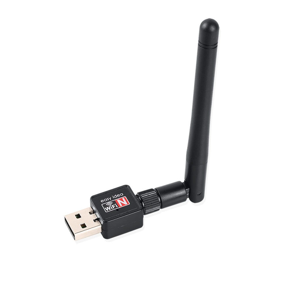 WiFi Wireless USB Adapter 15 Mbps 2.4G (Black) by HitMyNeed