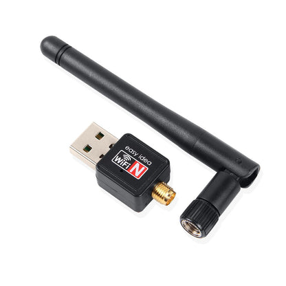 WiFi Wireless USB Adapter 15 Mbps 2.4G (Black) by HitMyNeed