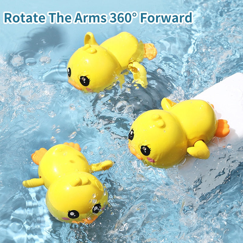 Wind Up Duck Bath Toy for Toddlers by HitMyNeed