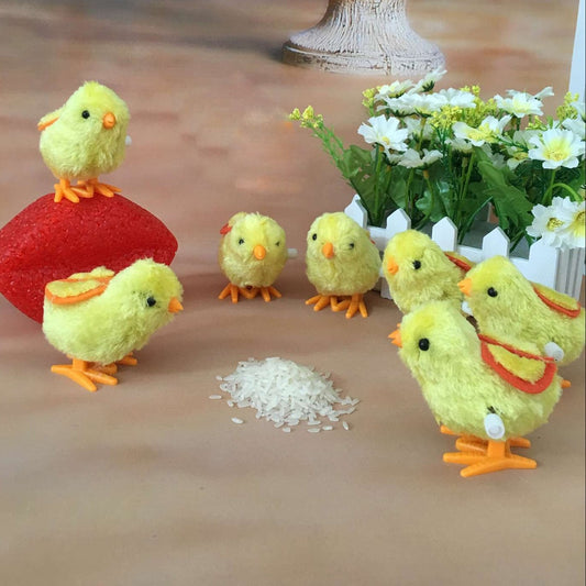Wind-Up Pecking Chick Toy for Kids by HitMyNeed