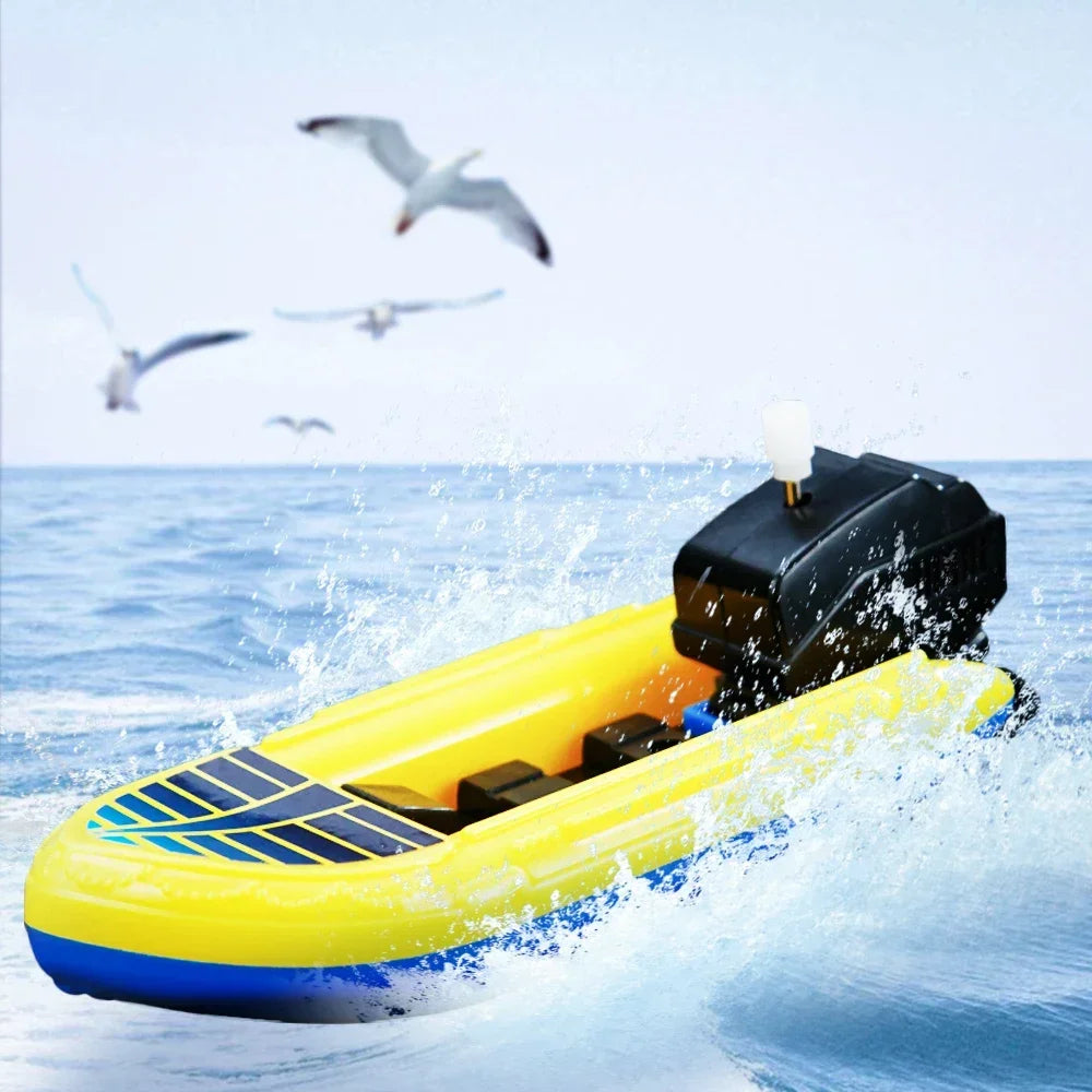 Wind Up Speed Boat Bath Toy for Kids by HitMyNeed