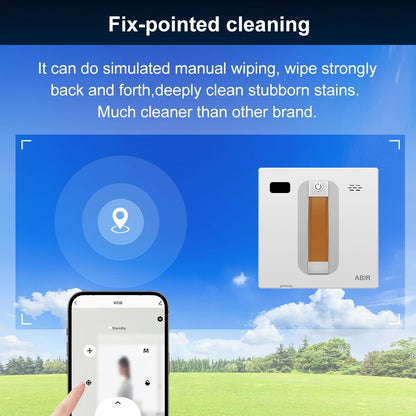 Window Cleaning Robot with Dual Spray & Laser Navigation by HitMyNeed