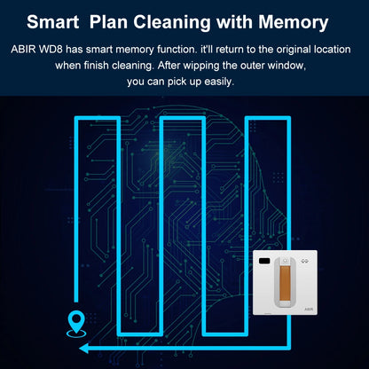 Window Cleaning Robot with Dual Spray & Laser Navigation by HitMyNeed