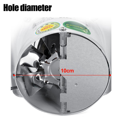 Window Exhaust Fan 10cm Quiet Ventilation 25W by HitMyNeed