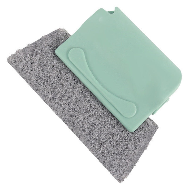 Window Groove Cleaning Brush with Washable Pad by HitMyNeed