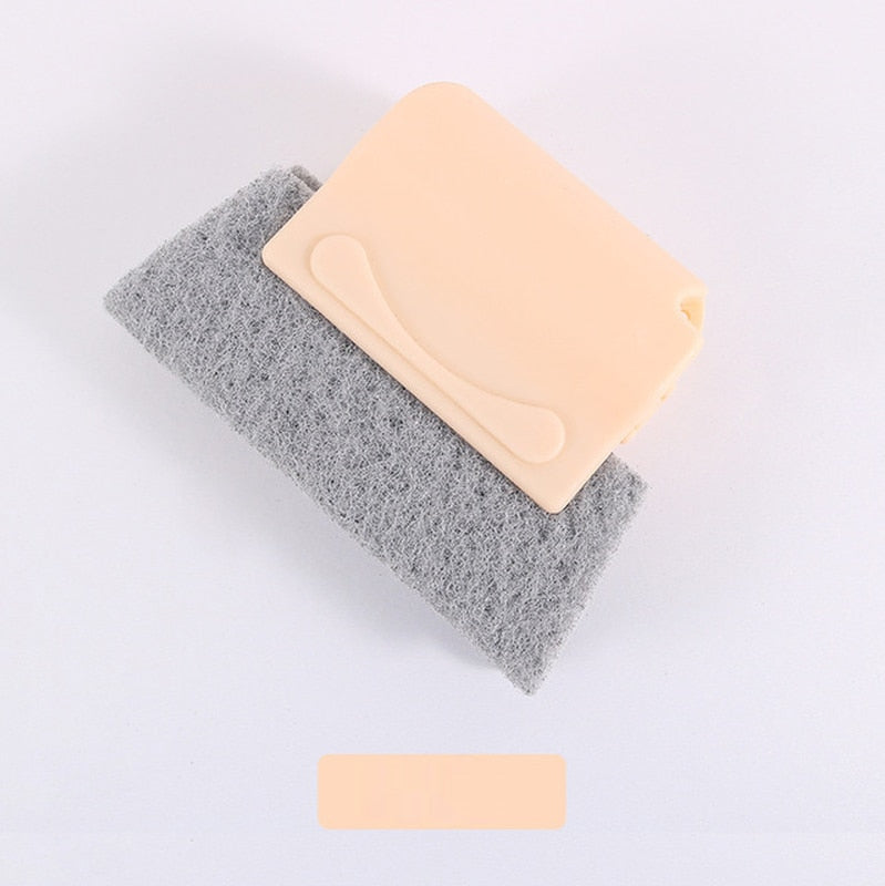 Window Groove Cleaning Brush with Washable Pad by HitMyNeed