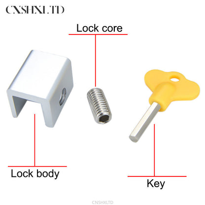 Window & Sliding Door Security Key Lock Restrictor by HitMyNeed