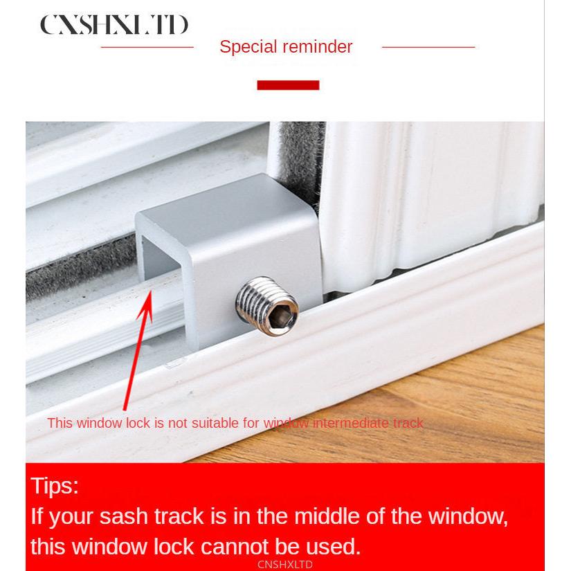 Window & Sliding Door Security Key Lock Restrictor by HitMyNeed