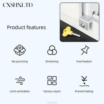 Window & Sliding Door Security Key Lock Restrictor by HitMyNeed