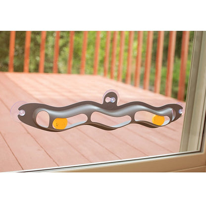 Window Suction Cat Track Toy with Rolling Balls by HitMyNeed