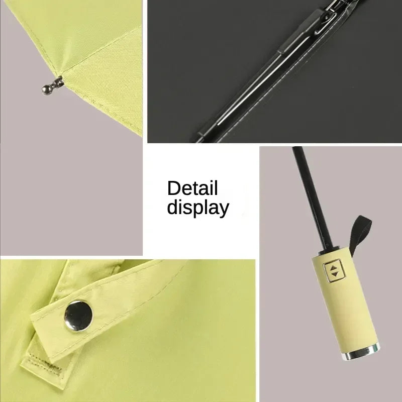 Windproof 12-Rib Automatic Folding Umbrella by HitMyNeed