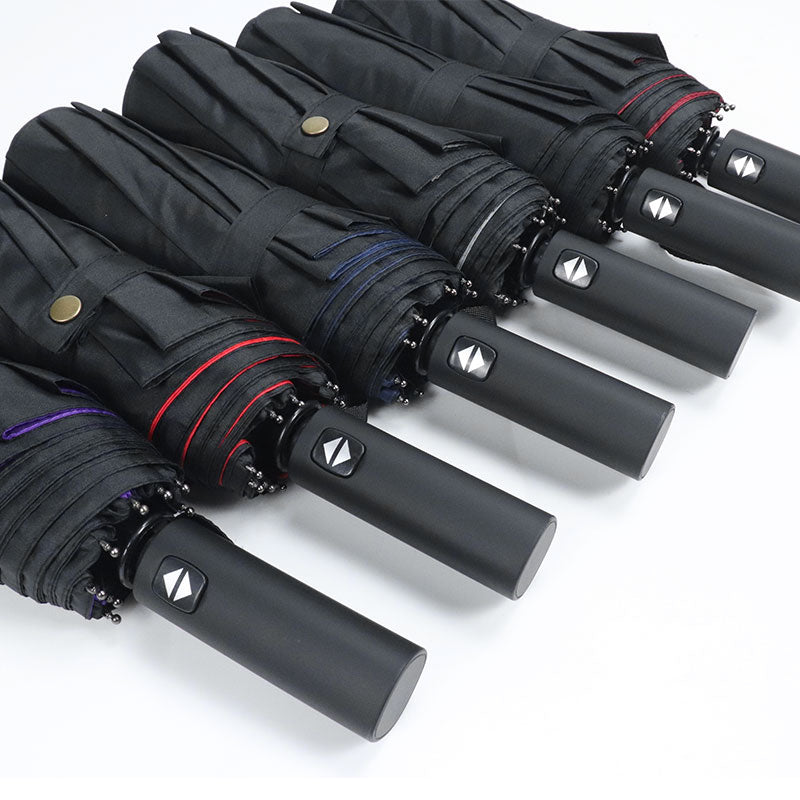 Windproof Double Auto Folding Umbrella, 10-Rib Large by HitMyNeed