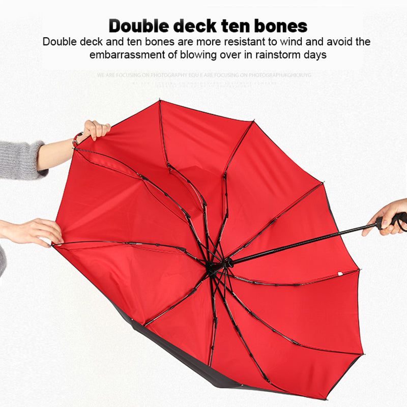 Windproof Double Layer Automatic Business Umbrella by HitMyNeed