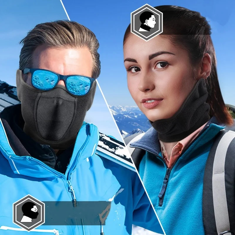 Windproof Fleece Face Mask for Winter Sports by HitMyNeed