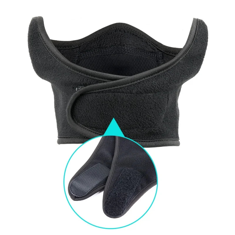 Windproof Fleece Face Mask for Winter Sports by HitMyNeed