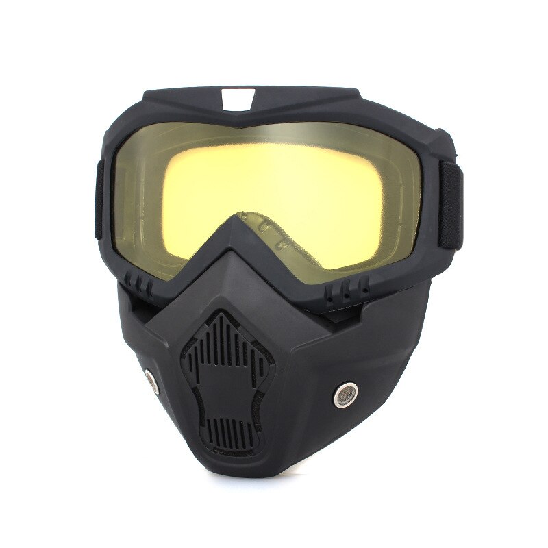 Windproof Motorcycle Goggles with Detachable Mask by HitMyNeed