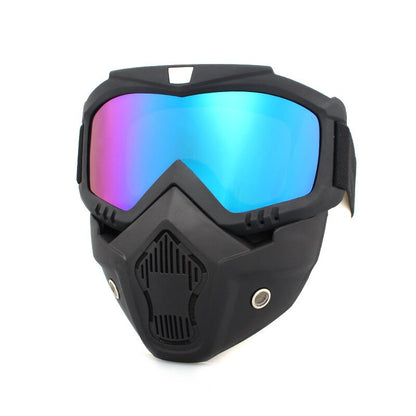 Windproof Motorcycle Goggles with Detachable Mask by HitMyNeed