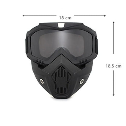 Windproof Motorcycle Mask Goggles with UV Protection by HitMyNeed