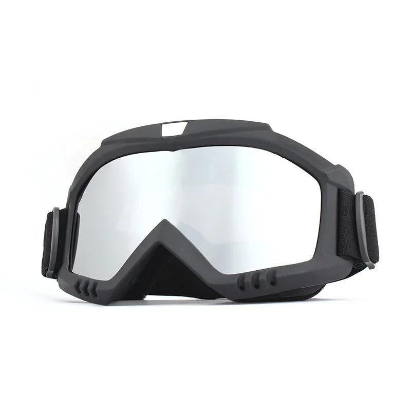 Windproof Sandproof UV Protection Dirt Bike Goggles black-sliver by HitMyNeed