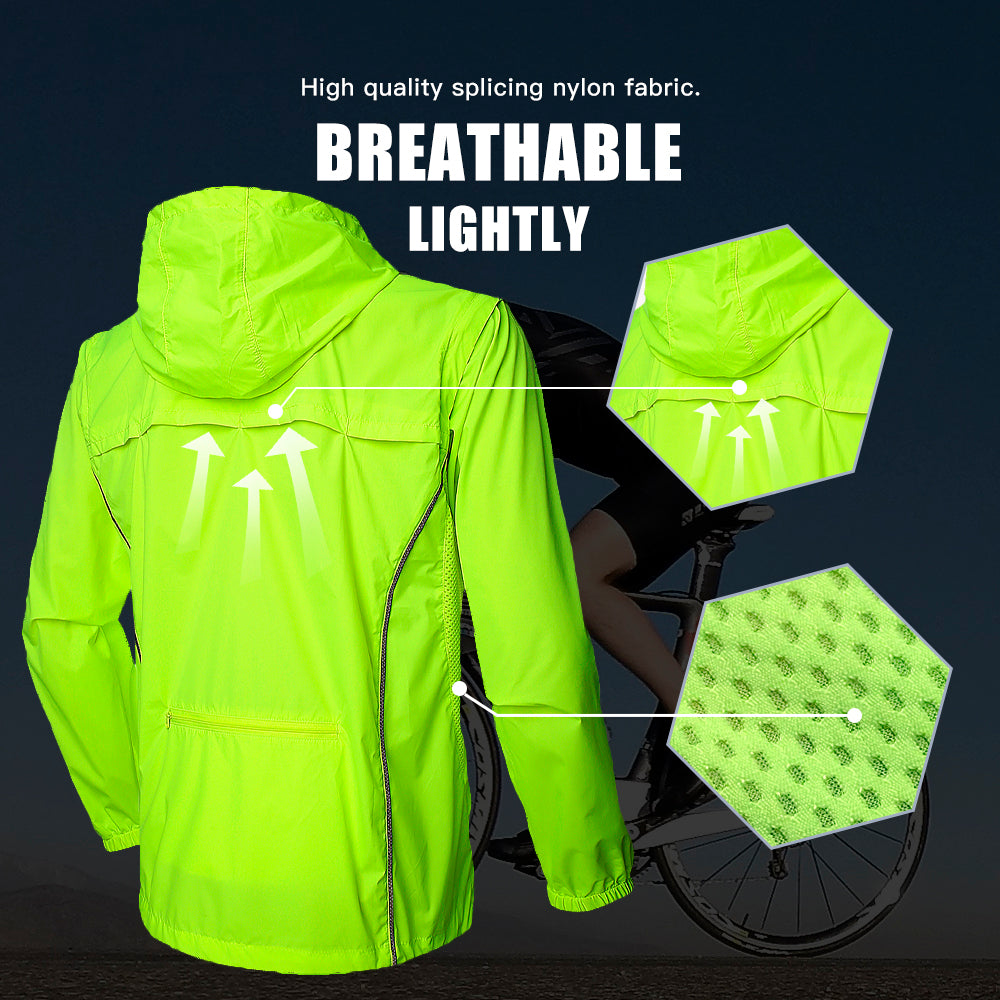 Windproof Waterproof Reflective Cycling Jacket Vest xl by HitMyNeed