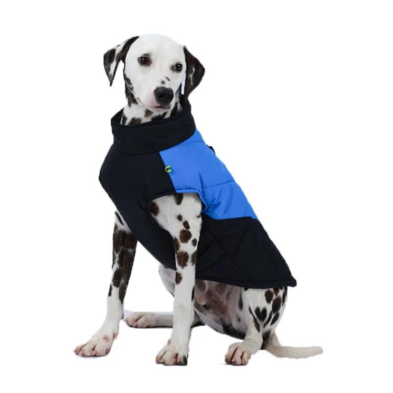 Windproof Winter Pet Vest Jacket for Dogs & Cats blue s by HitMyNeed