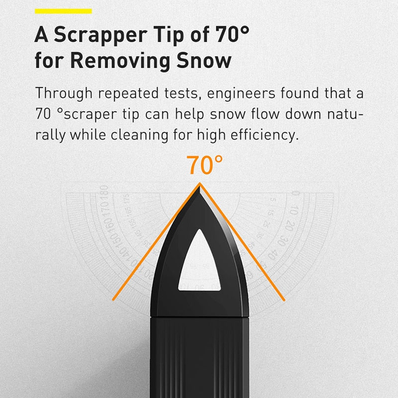 Windshield Ice Scraper with TPU Tip and Air Cushion by HitMyNeed
