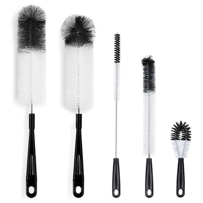 Wine Bottle Brush Cleaning Set - 5 Piece Kit by HitMyNeed
