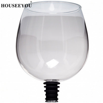 Wine Bottle Top Glass Cup 260ml by HitMyNeed