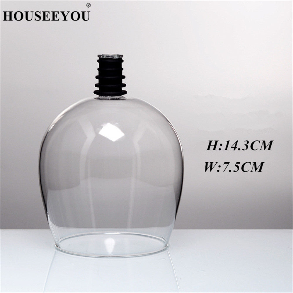 Wine Bottle Top Glass Cup 260ml by HitMyNeed