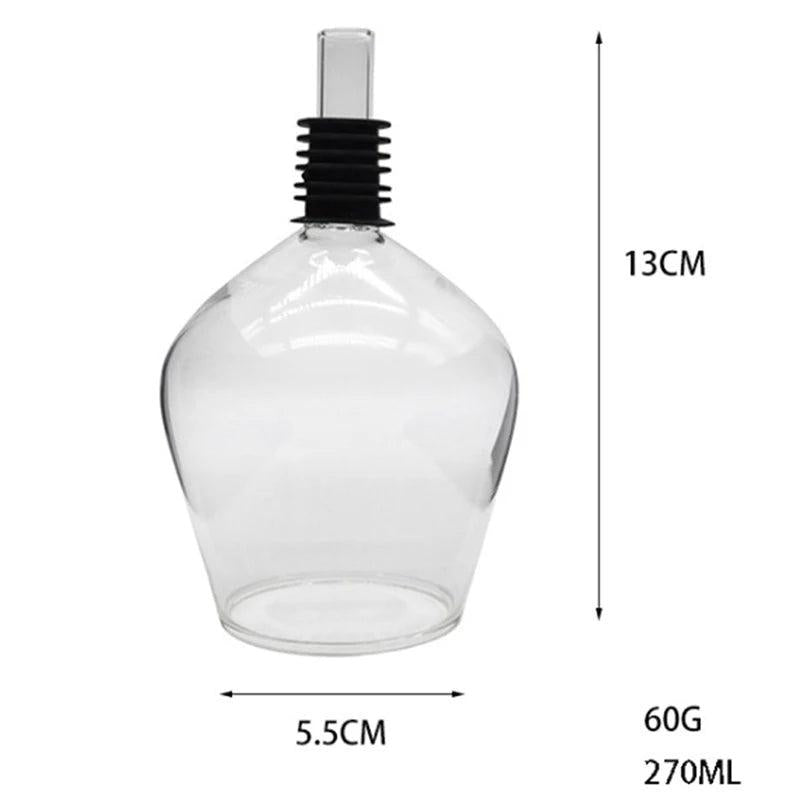 Wine Bottle Topper Glass with Silicone Seal by HitMyNeed