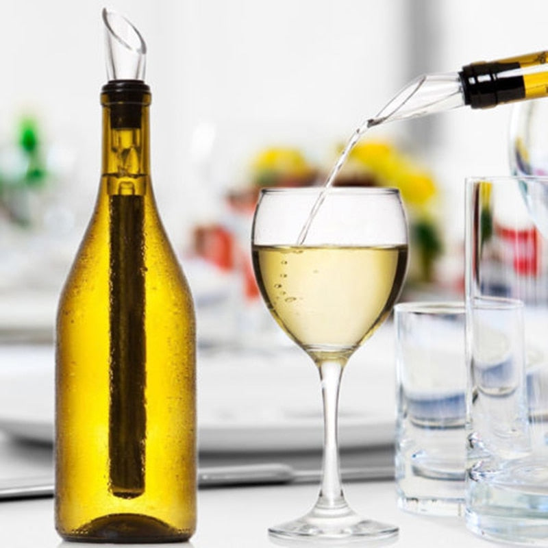 Wine Chiller Stick with Aerator and Pourer by HitMyNeed