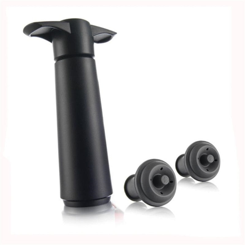 Wine Saver Pump with Reusable Silicone Stoppers by HitMyNeed